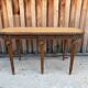 Louis XVI style piano bench in carved wood and caning