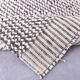 2x8 Pinstriped Handmade Wool Turkish Runner Rug, 67x250Cm