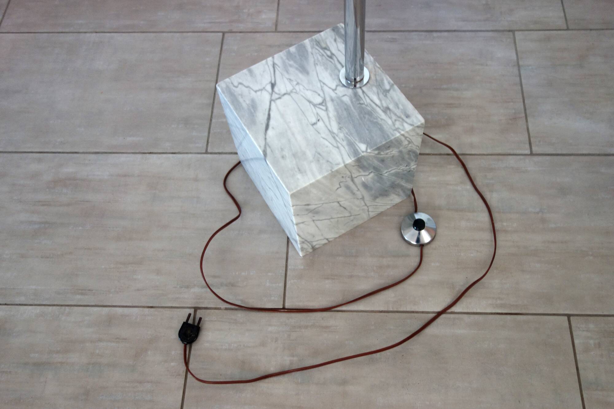 Arc floor lamp space age dlg Guzzini 1970s
