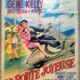 original poster of 1957 the merry road Gene Kelly Barbara Laage Vespa
