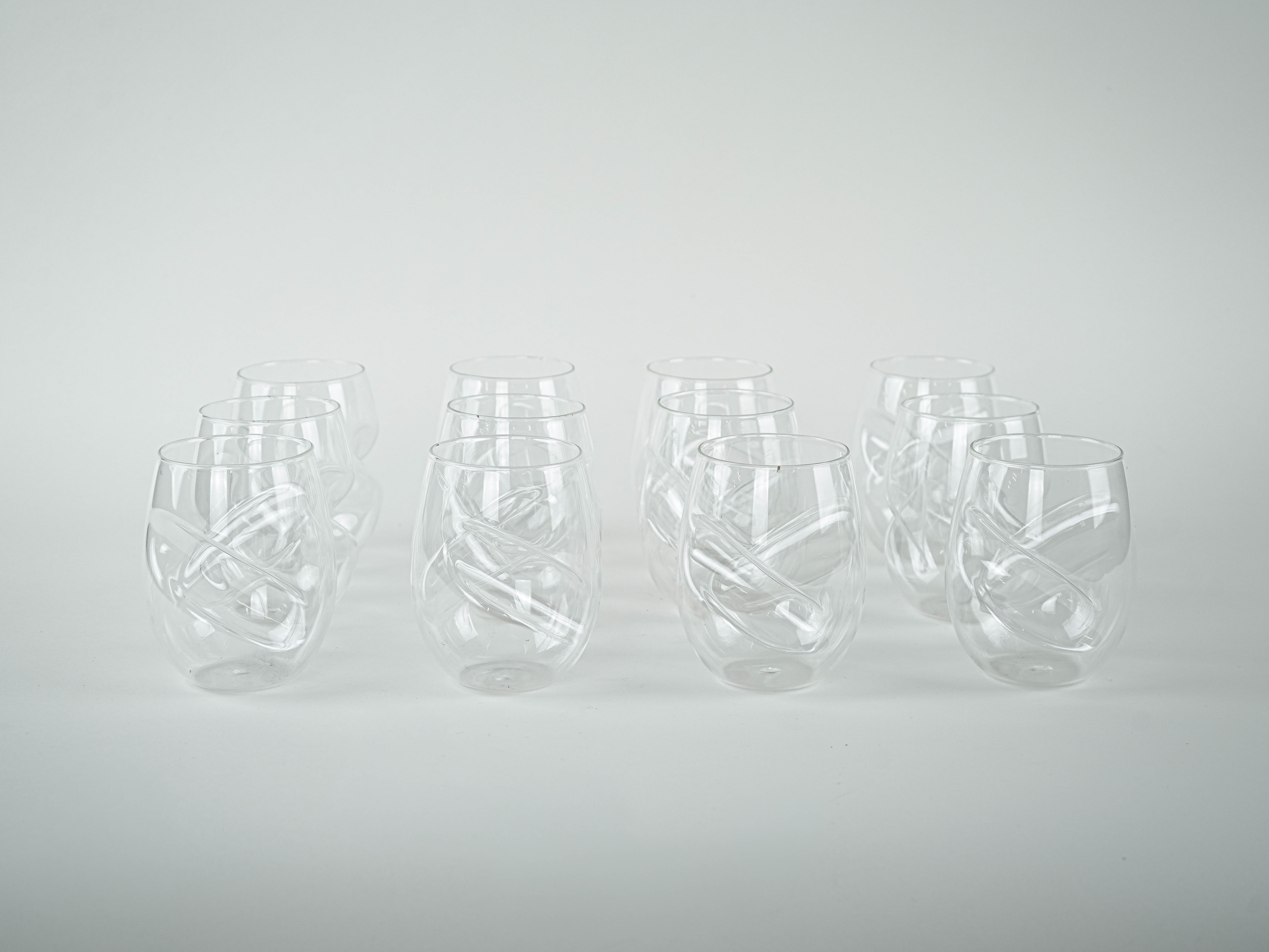 Set of glasses, Danish design, 1970s, made in Denmark