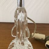 Old glass lamp base