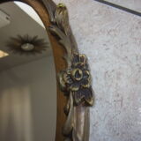 Gold mirror in platre 47x67cm