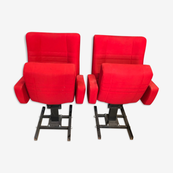 Fauteuils de cinéma rouge