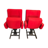Red cinema armchairs