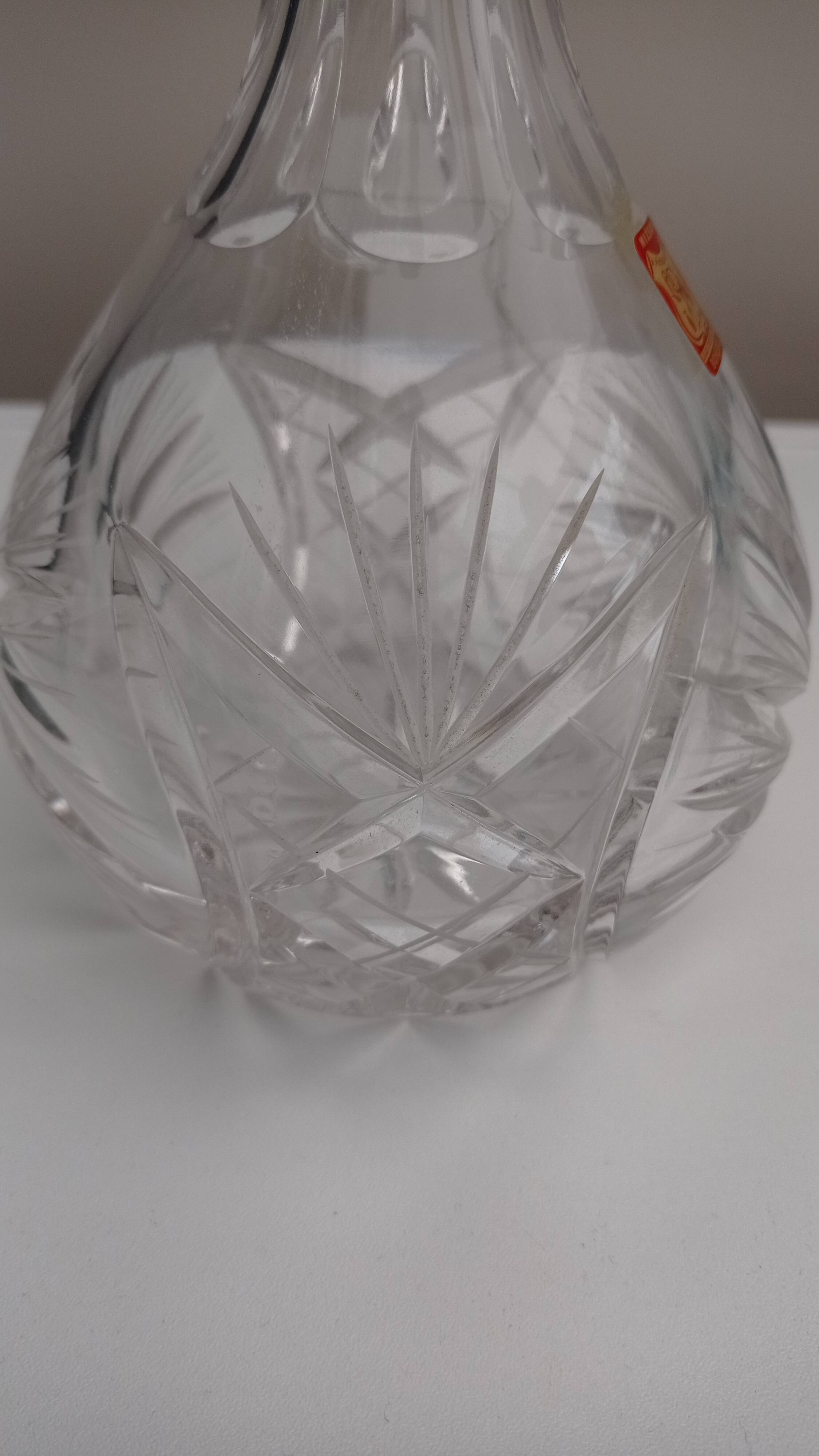 Czech crystal carafe Ruckl