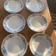 6 flat plates model shell longchamp iron earth art deco