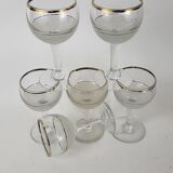 Set of 6 glasses wine balloon (granite glass)