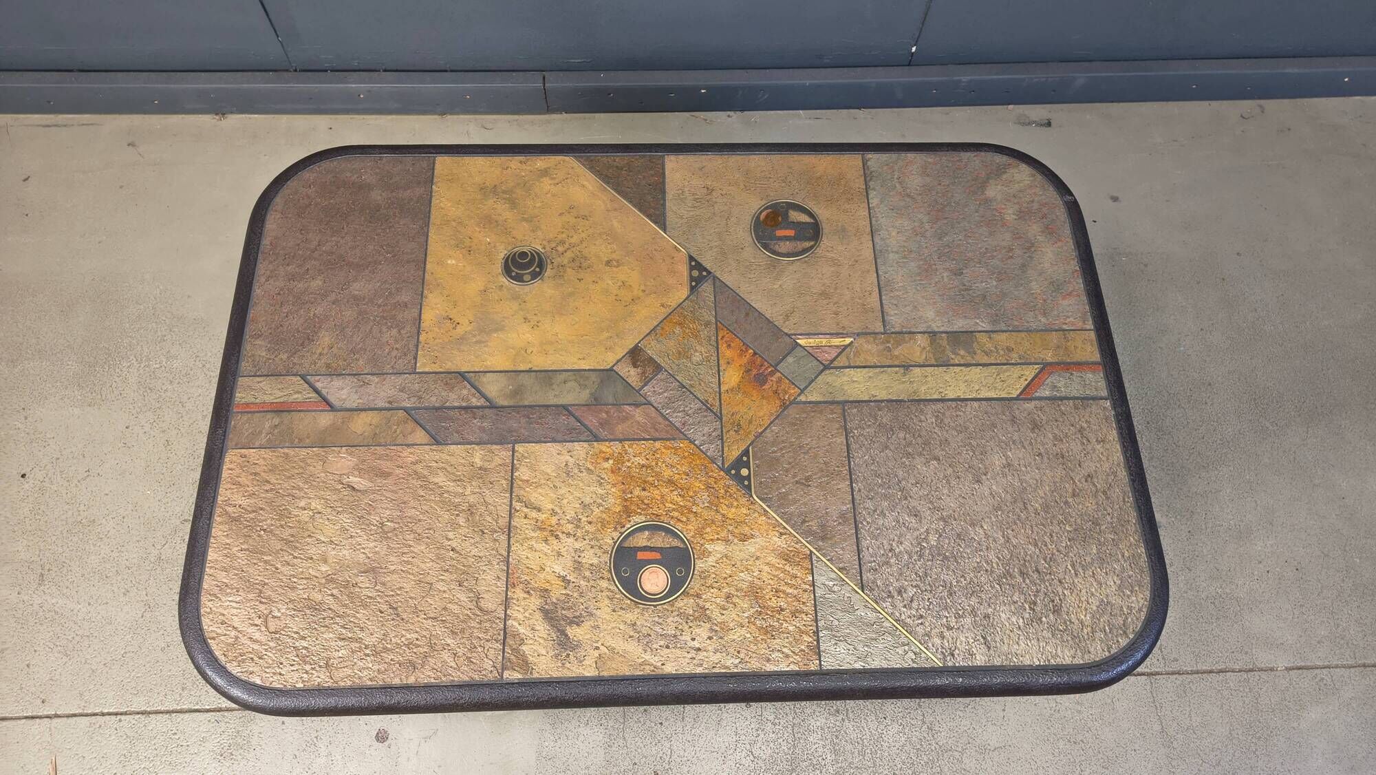 Paul Kingma attributed coffee table, 1980s