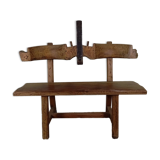 Brutalist bench bull's head file