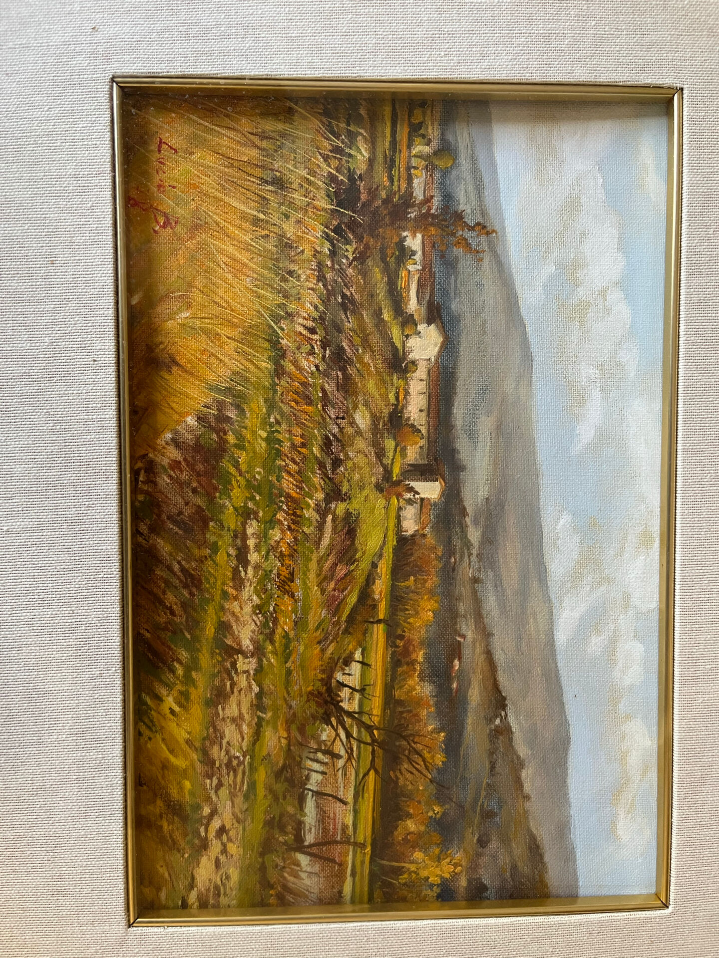 Tableau huile sur toile