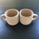 Pair of Niderviler stoneware mugs