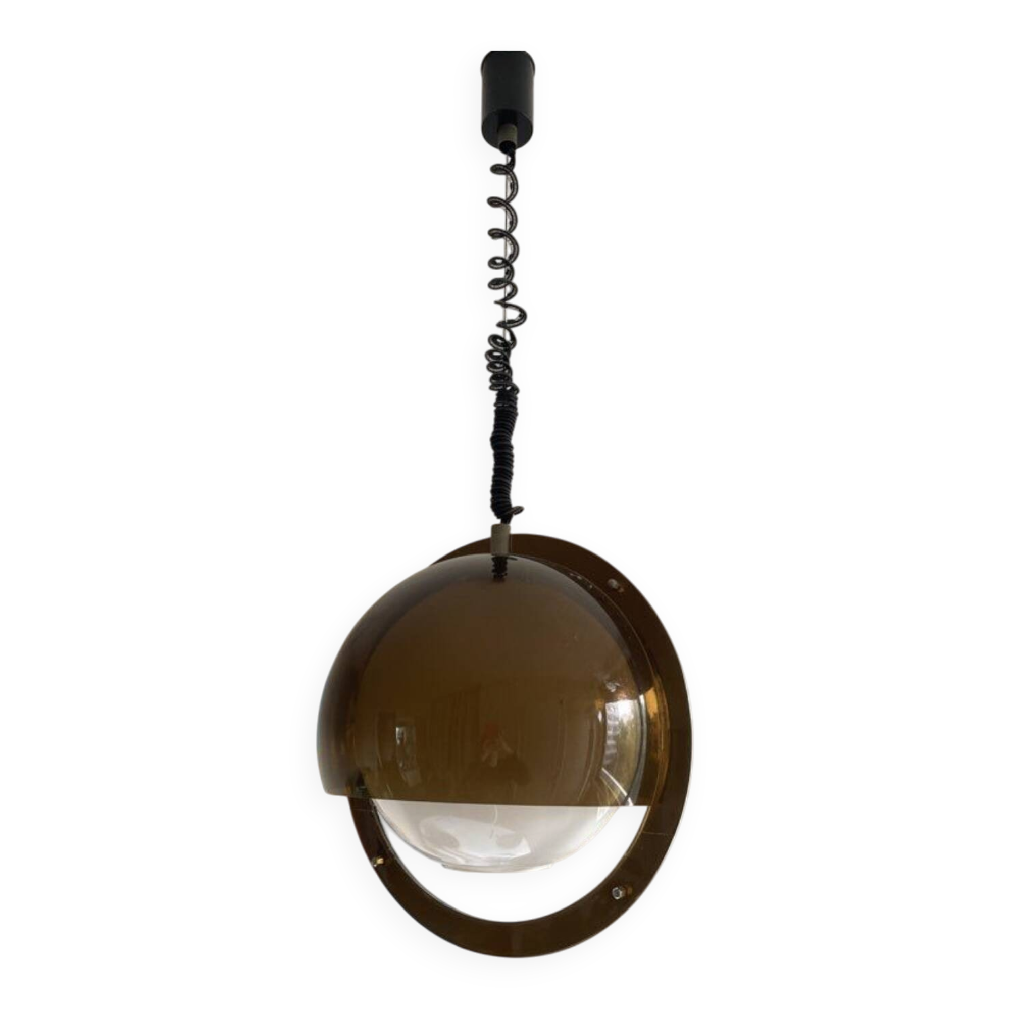 Harvey Guzzini “Brumbry” Pendant Lamp – Luigi Massoni, Italy 1970s