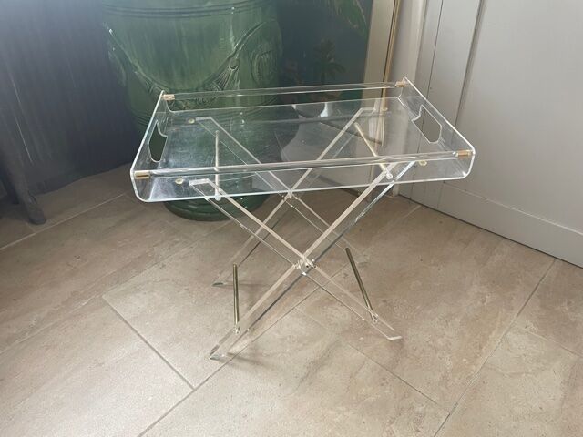 Small side table in Plexiglas 1970