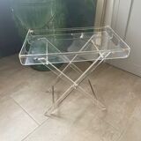Small side table in Plexiglas 1970