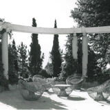 Bamboo and wicker armchair by Janine Abraham & Jan Dirk Rol 1958