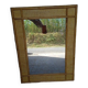Miroir rotin vintage epoque années 70