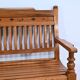 Antique colonial teak veranda bench – mid-20th century