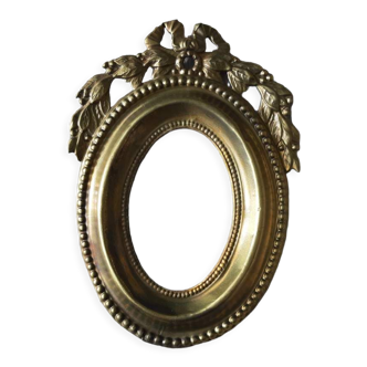 Brass photo frame