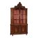 Dutch marquetry display cabinet from the 20th century