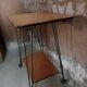 Side table, trolley on wheels