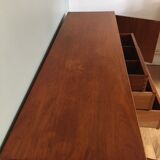 Jentique midcentury honey teak sideboard