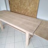 Renovated solid oak farmhouse table