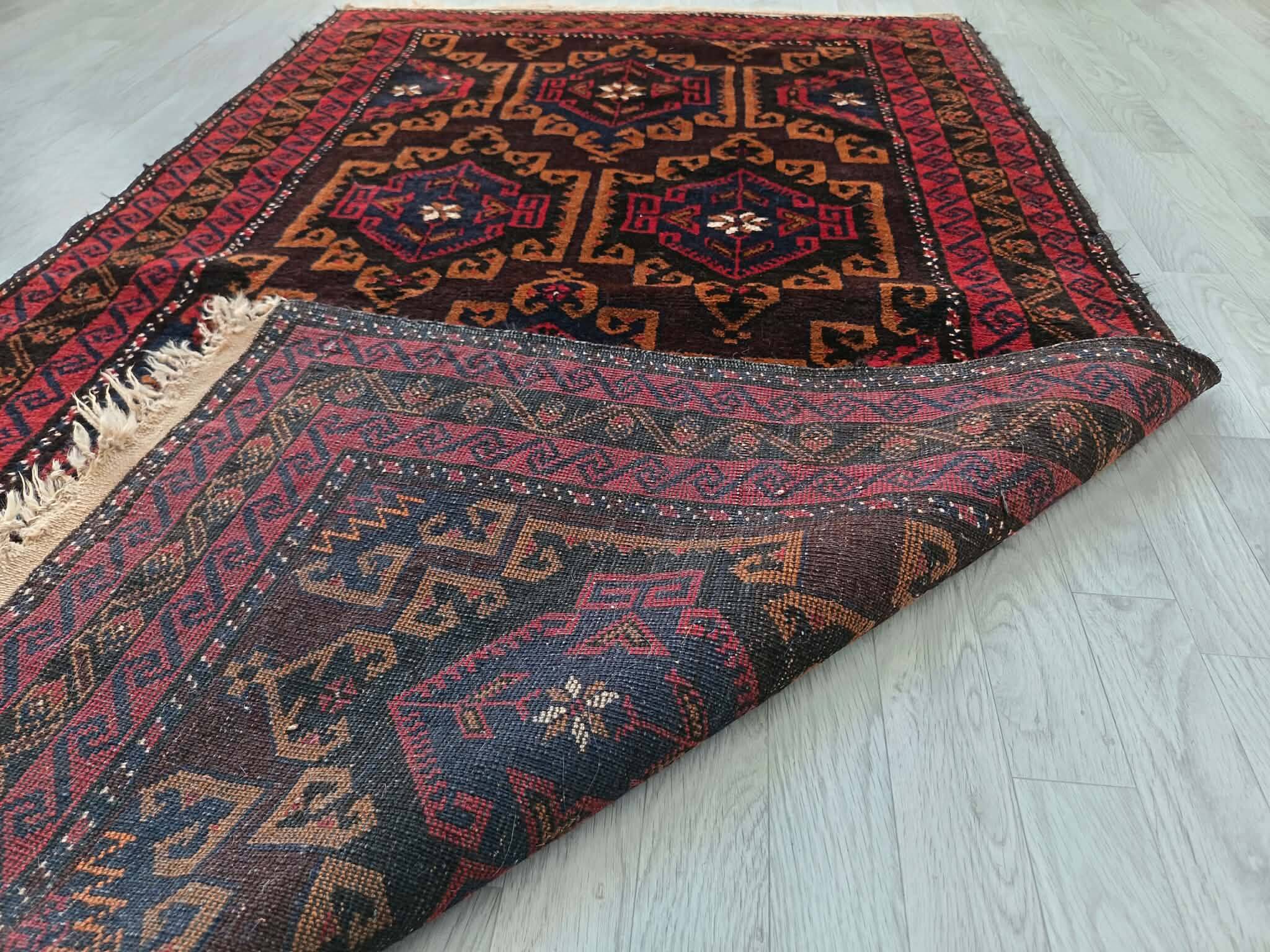 Handmade Afghan Belouch carpet