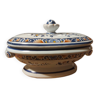 Rouen earthenware soup tureen