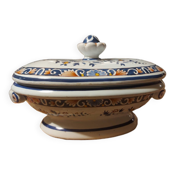 Rouen earthenware soup tureen