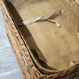 Vintage wicker trunk