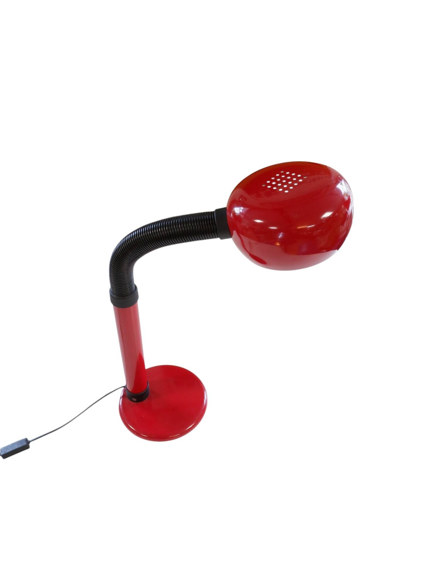 Vintage red desk lamp