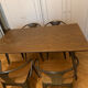 Dining table and 4 chairs