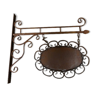 Wrought iron trade sign