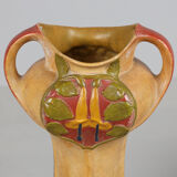 Set vase cup julius dressler ceramic art nouveau austria