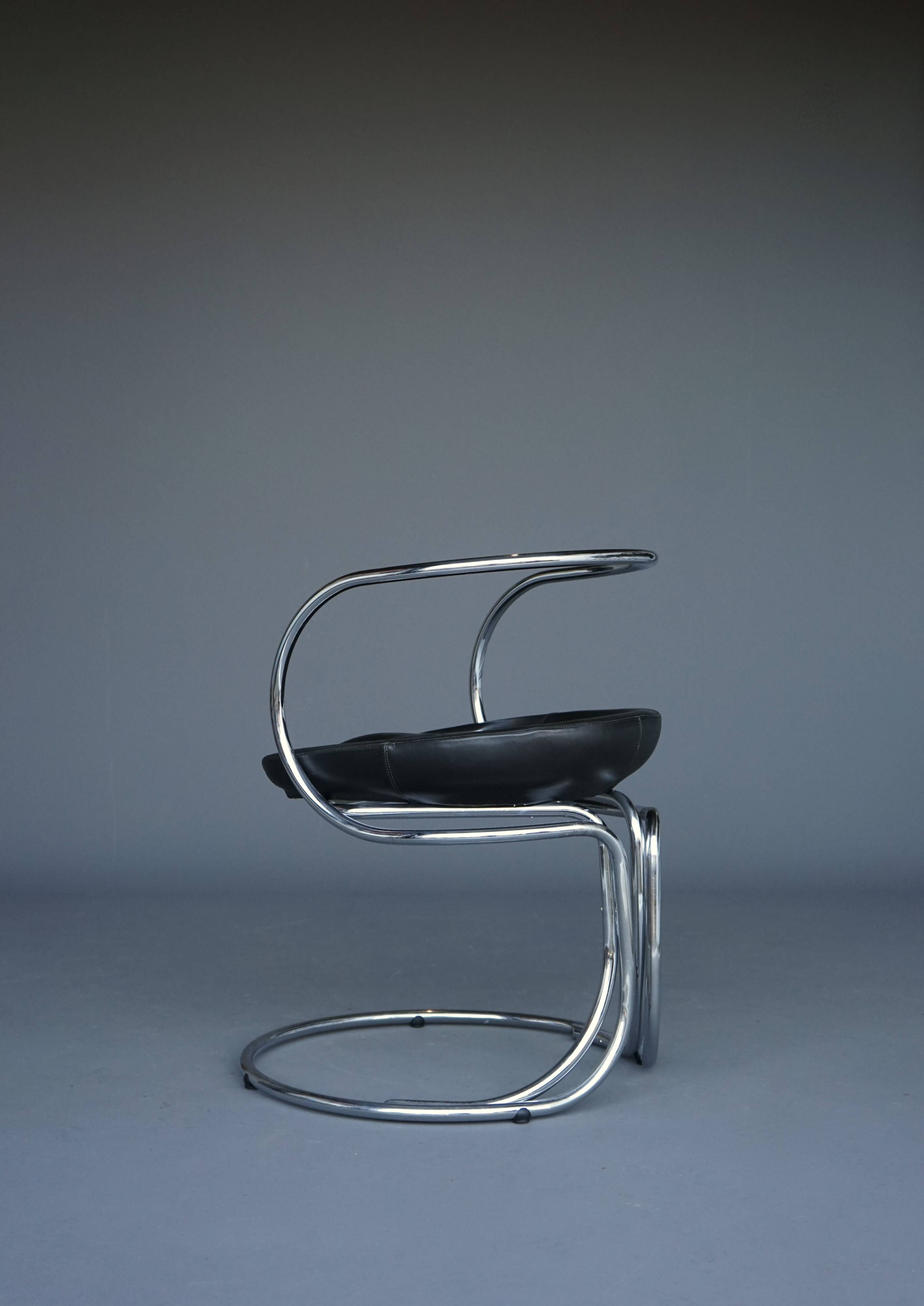 Rare Tatlin chair by Vladimir Tatlin for Nikol Italy, 1970s