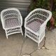 Paires des fauteuils rotin
