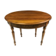 Table Louis Philippe ronde avec 3 allonges