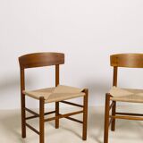 Set of 6 Oak dining chairs 'j39' by Borge Mogensen, 1960s