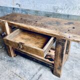 Compact oak workbench
