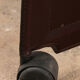 Tito Agnoli for Matteo Grassi leather dining table and six chairs