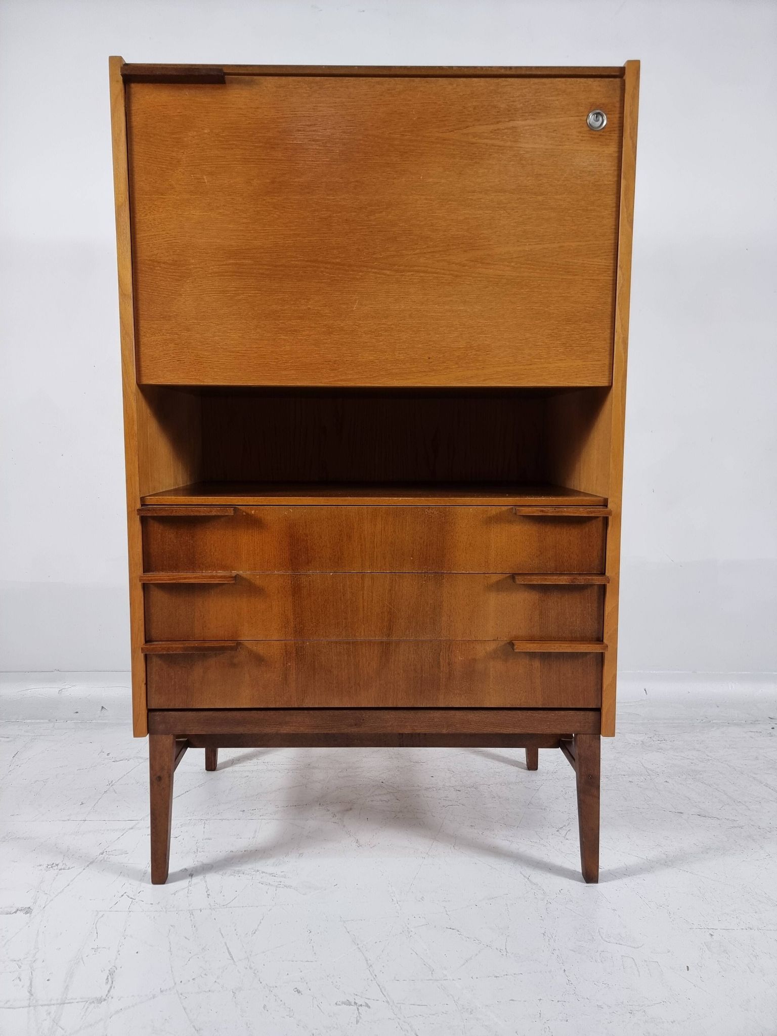 Sekretary in Walnut by Francisek Mezulanik for UP Zavody, 1960