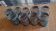 Set of vintage bohemian glasses