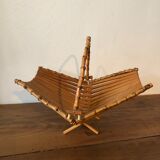 Table basket, folding, vintage