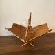 Table basket, folding, vintage