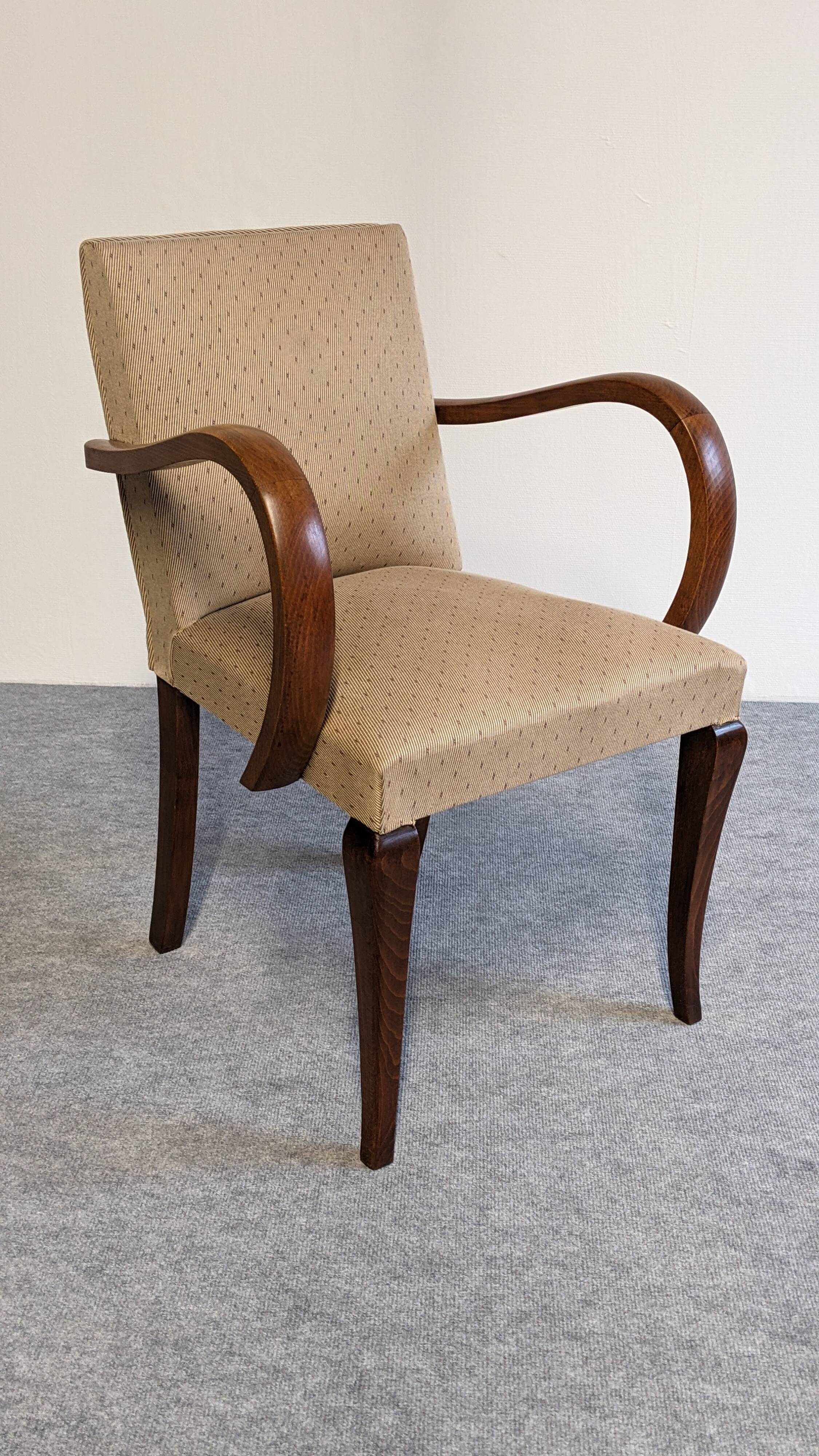 Paire de fauteuils bridge Art déco vers 1930