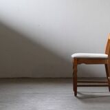 Set of 6 vintage Danish oak razorblade highback chairs by H. Kjærnulf, 1960s