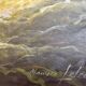 Oil on panel signed by Maurice Leuleu Autumn landscape 104x54 cm framed