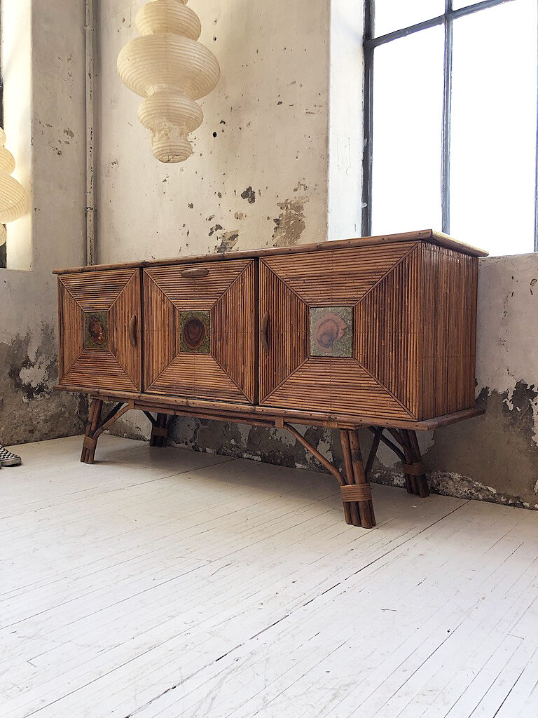 Tropicalist rattan sideboard 60