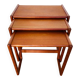 Vintage Danish nesting tables from the 1960s by Kai Kristiansen.
